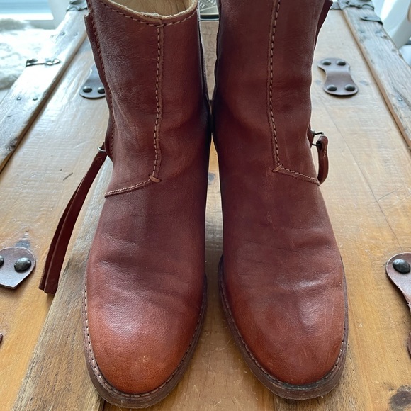Acne Studio Pistol cognac leather booties!!! Gorgeous - Picture 3 of 8